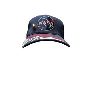 NASA Kennedy Space Center Embroidered Hat/Cap with Shuttle Pin Adjustable